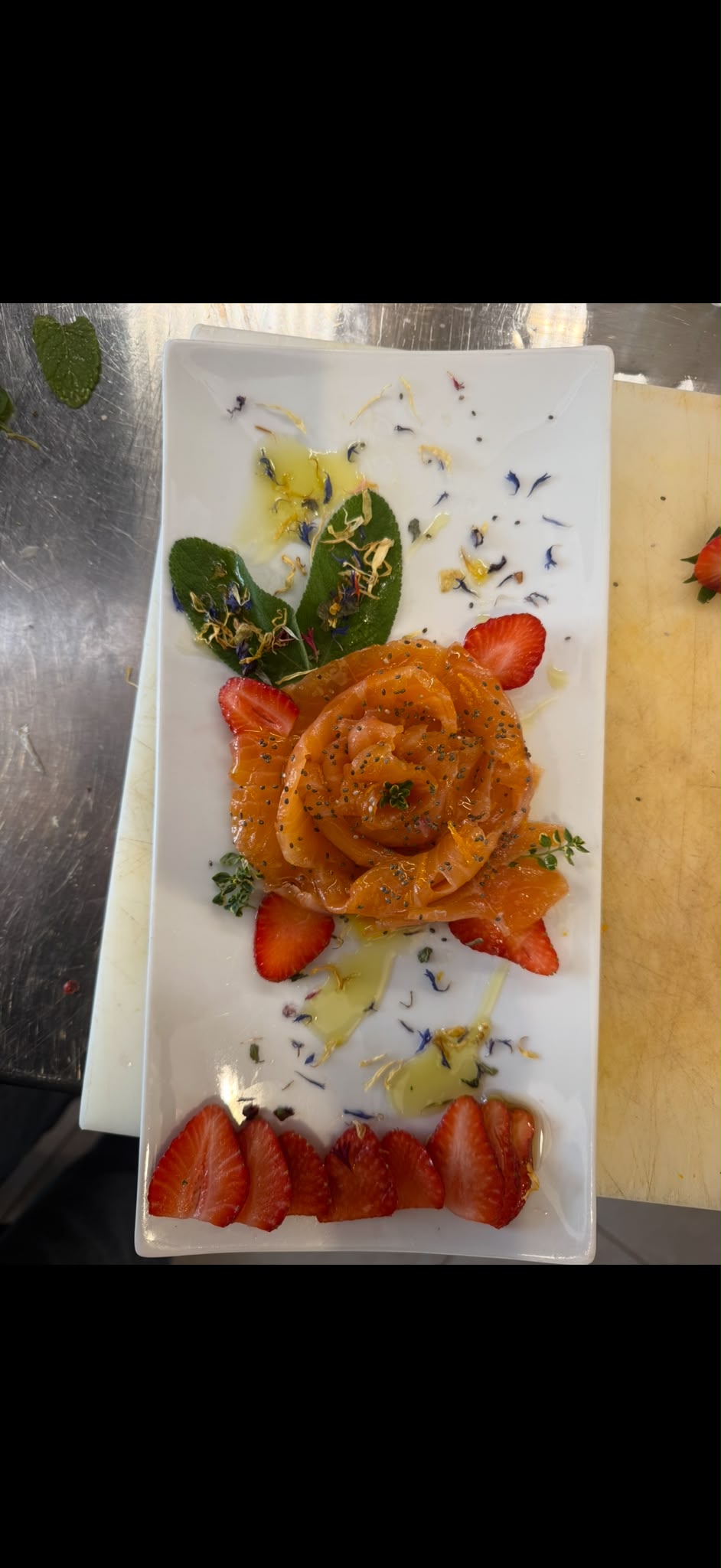 Tavola al ristorante Calici e Dentici a Locorotondo